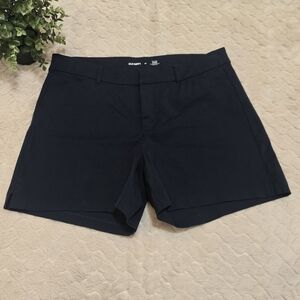 Old Navy Navy Blue High-Rise Smoothing Pixie Shorts, Size 14